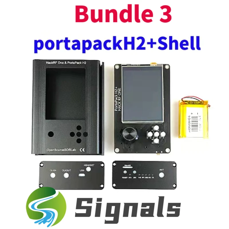 Новый Mayhem Portapack H2 Hackrf One SDR программно определяемое радио 1 МГц-6 ГГц опционально
