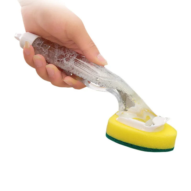 Распродажа губка сменный Couring Pad washingconvenience Чистящая щетка Скраб Кухня дозатор для