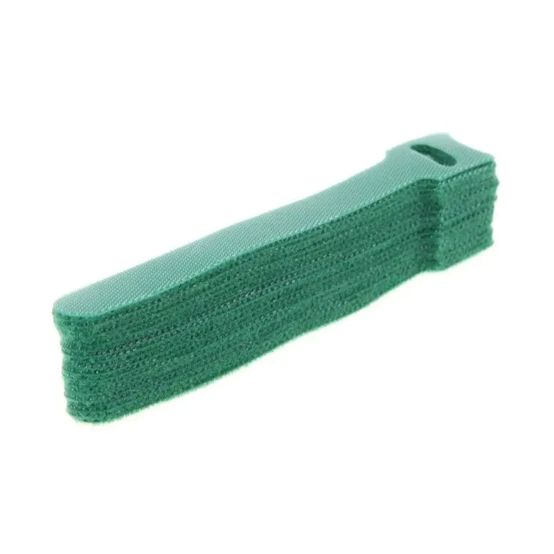 Green 20 шт./лот нейлоновые липкие кабельные стяжки Многоразовые Кабельные стяжки крепление наушников компьютерный провод кабель самоклеящийся провод управление - Цвет: Green