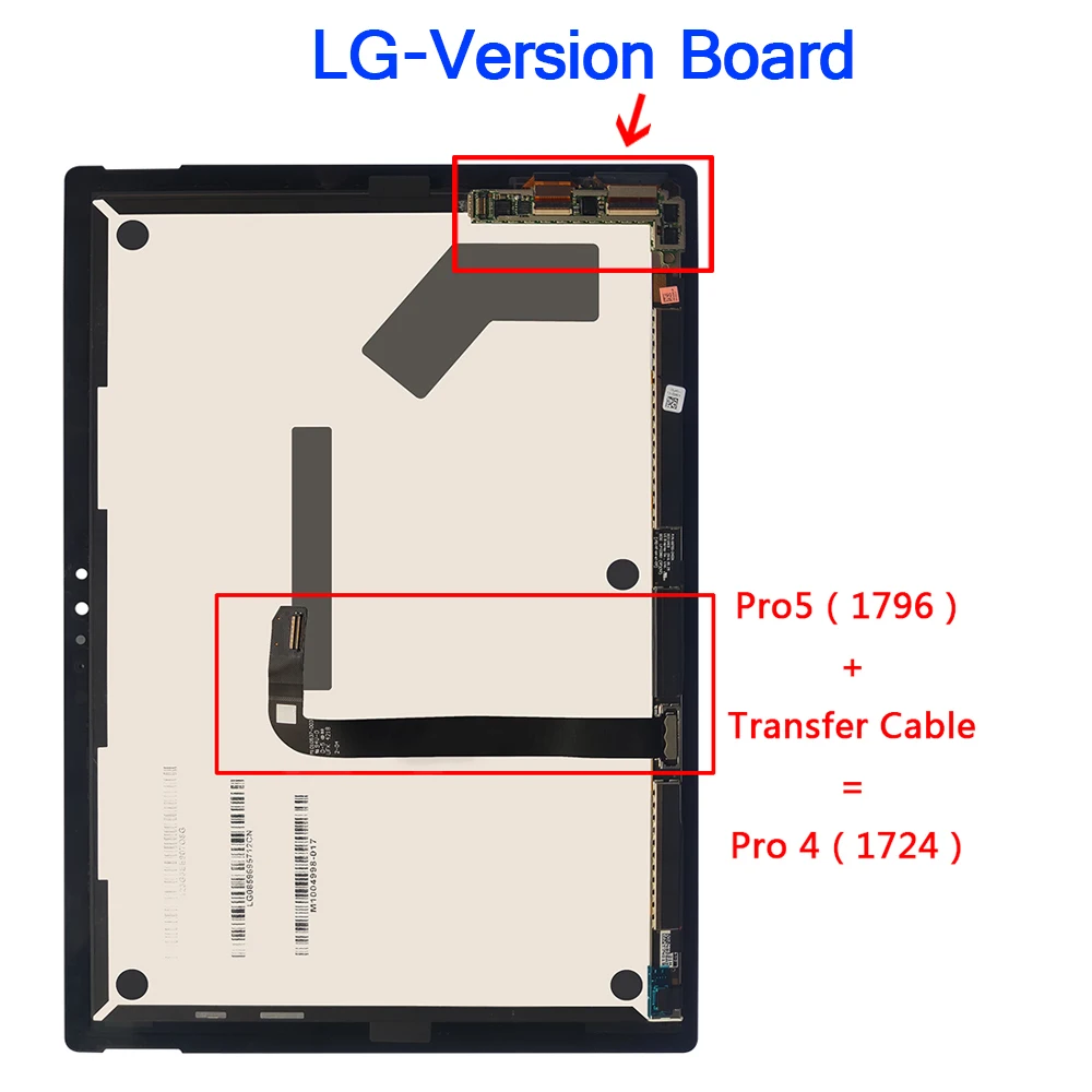 ЖК-экран для Microsoft Surface Pro 3 1631 4 1724 5 1796 в сборе 7 1866 Plus 60 LCD |