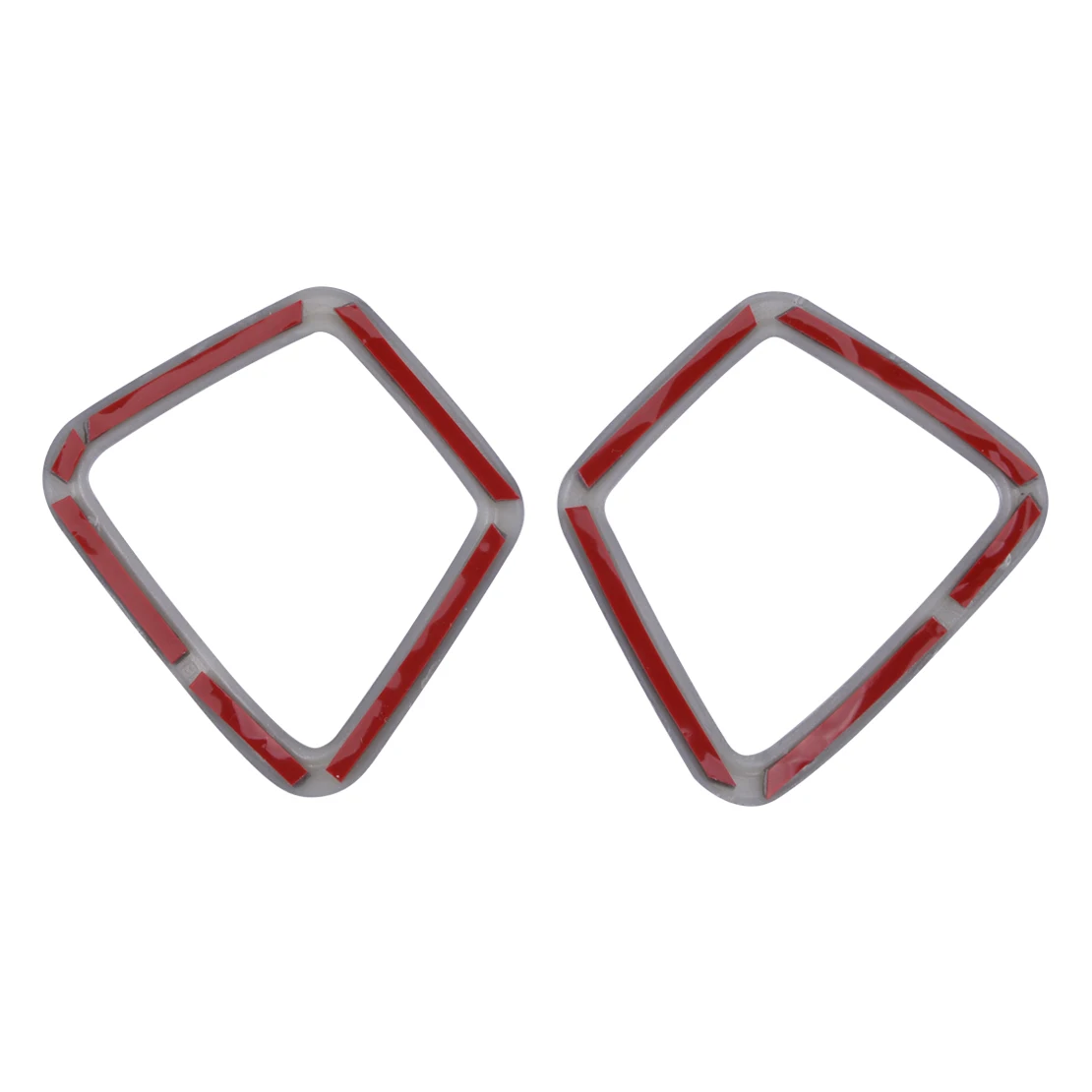 

1 Pair Matte Silver ABS Car Front Pillars Audio Speaker Trim fit for Ford F-150 2015 2016 2017 2018