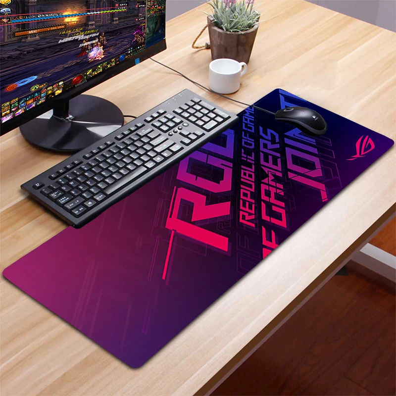 

Mouse Pad LOGO Mat Computer Mousepad ASUS 90x40cm Natural Rubber XXL Mouse pad gamer desk mat Computer Gamer keyboard Mousepad