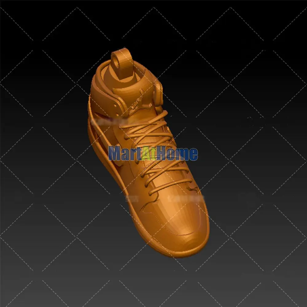 

3D Model STL File Round Carving Drawing Sneaker model for CNC Router Engraving & 3D Printing