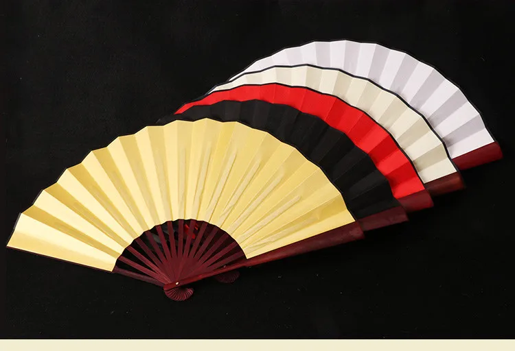 Большие сделай сам пустые вентиляторы для рук персонализированные бамбуковые