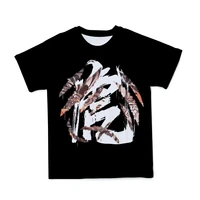 2021 3d mens t shirt horror theme punk short sleeve hip hop t shirt can be customized large size