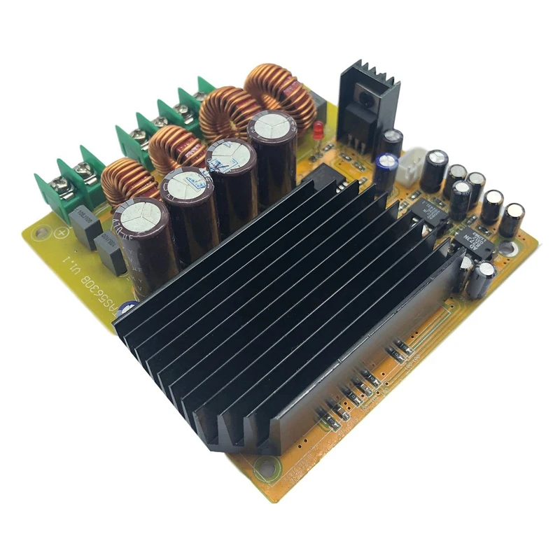 

TAS5630 Digital Power Amplifier Board 2X300W High-Power Dual-Channel Class D HIFI Amplifier Board with AD827 Preamp