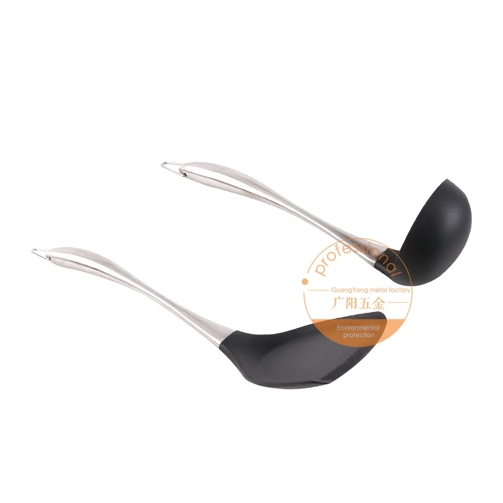 Kitchen tools non-stick special shovel fried vegetable belt handle silica gel pot kitchen cook | Дом и сад