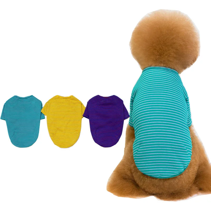 Весенняя и летняя одежда для отдыха собак удобная дышащая модная классическая