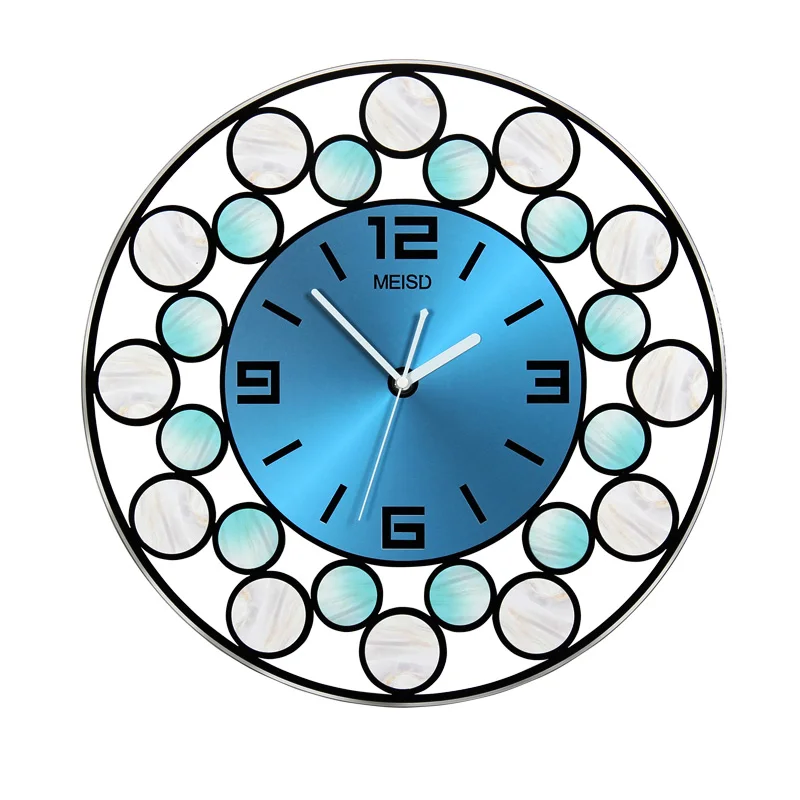 

Creative Large Silent Wall Watch Fashion 3D Round Wall Clock Modern Design Home Decor Colorful Hanging Clocks B50