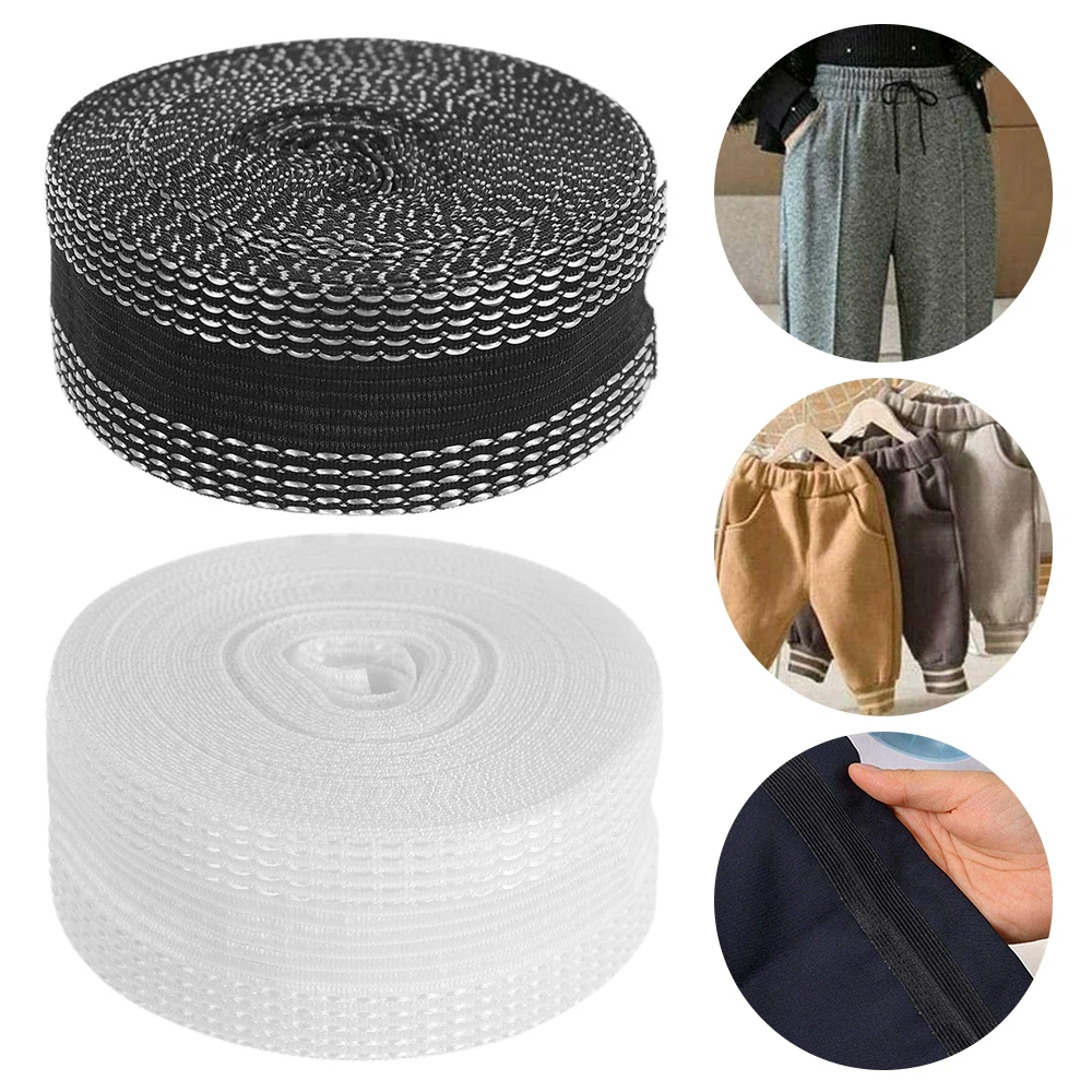 1.2/5/10m Pants Edge Shorten Self-Adhesive Mouth Paste Foot Presser Apparel SeBlwing Fabric for Suit Jeans Trousers Skirts | Дом и сад