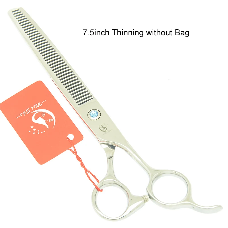 HB0250 no bag 8," ножницы для ухода за домашними животными набор парикмахерских ножниц для собак Стрижка волос Истончение изогнутая машинка для стрижки волос гребень сумка HB0247 - Цвет: HB0250 no bag