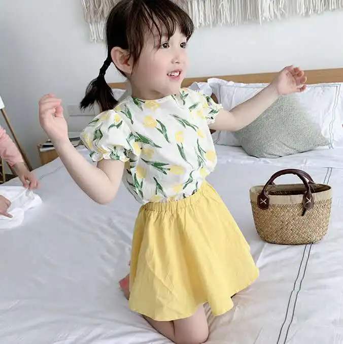 Летние костюмы для девочек 2020 летние платья в западном стиле женские из двух