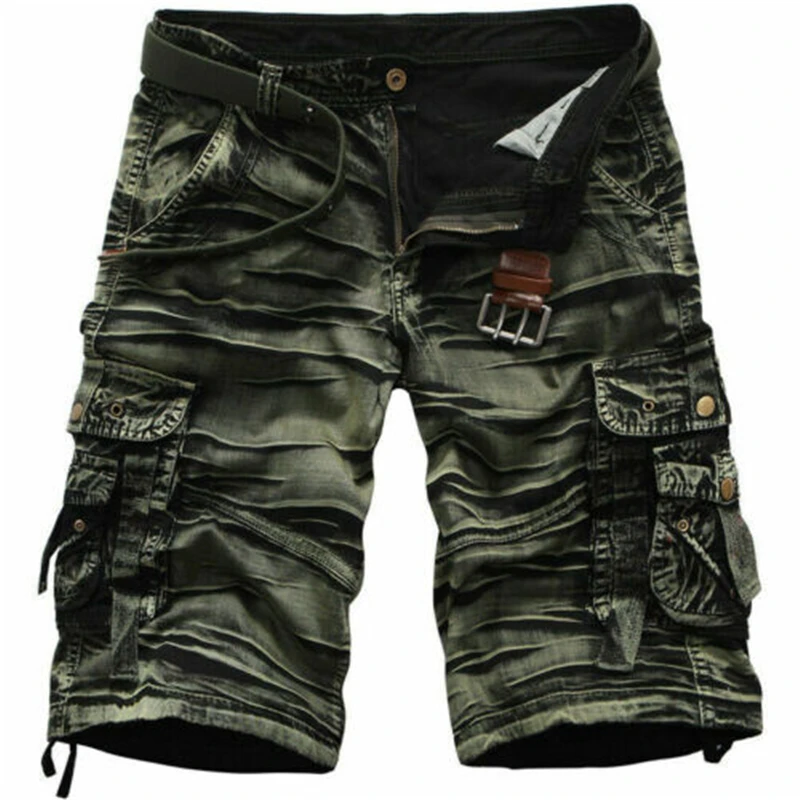 

Cargo Shorts Army Pants Combat Camo Trouser Military Casual Work Mens
