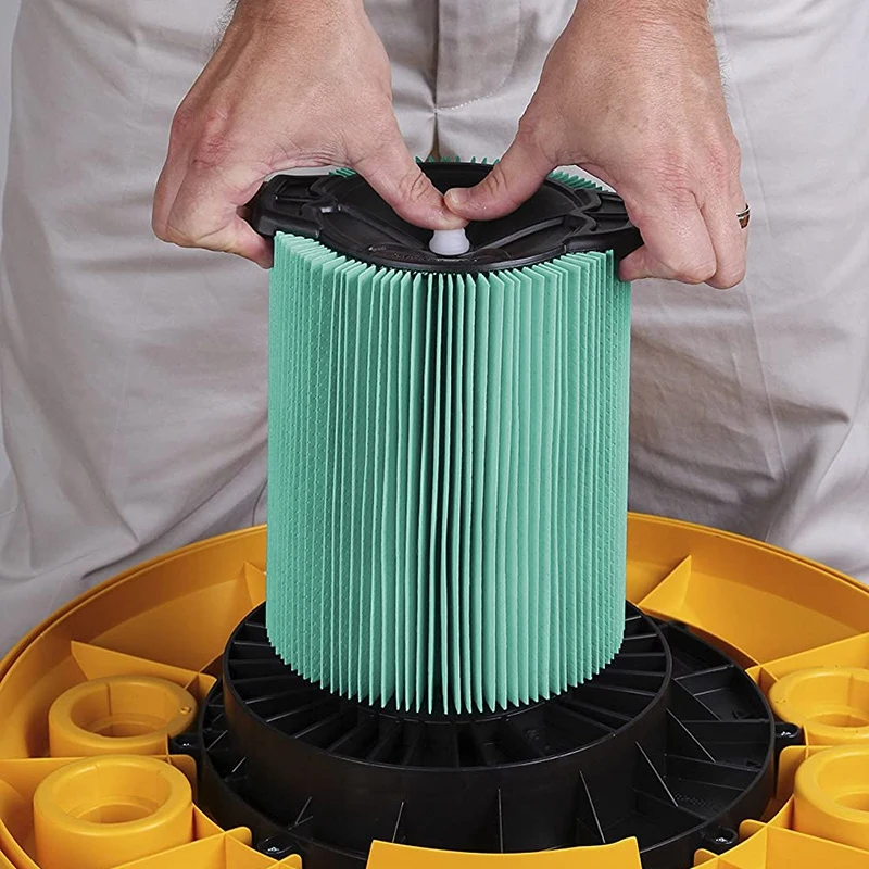 2 шт. Сменный фильтр для Ridgid Vf6000 5 галлонов влажных сухих пылесосов плиссированная
