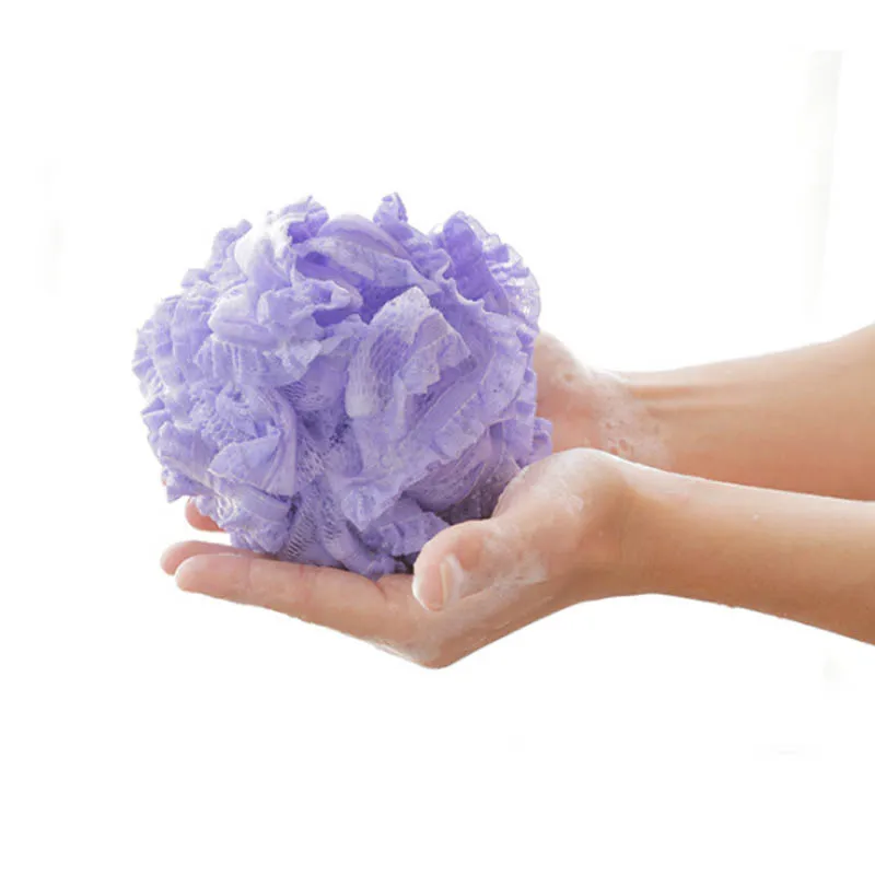 

Massage Cleaning Supplies Bath Ball Shower Balls Body Exfoliating Tools Bathroom Accessories Bath Towel Scrubber Lace