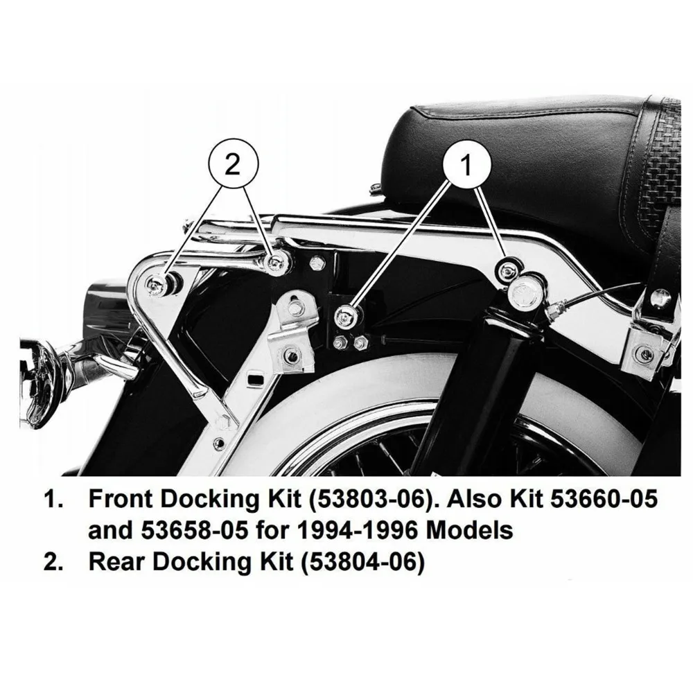 Багажная стойка для мотоцикла переднее док оборудование Harley Touring Road King Custom Electra