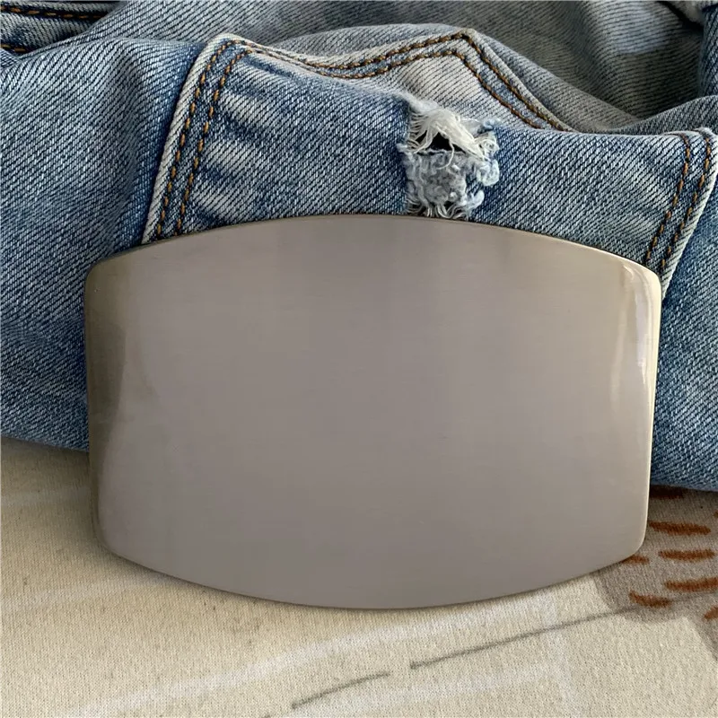 

Пряжка для ремня мужская, серебристая, металлическая, шириной 4 см