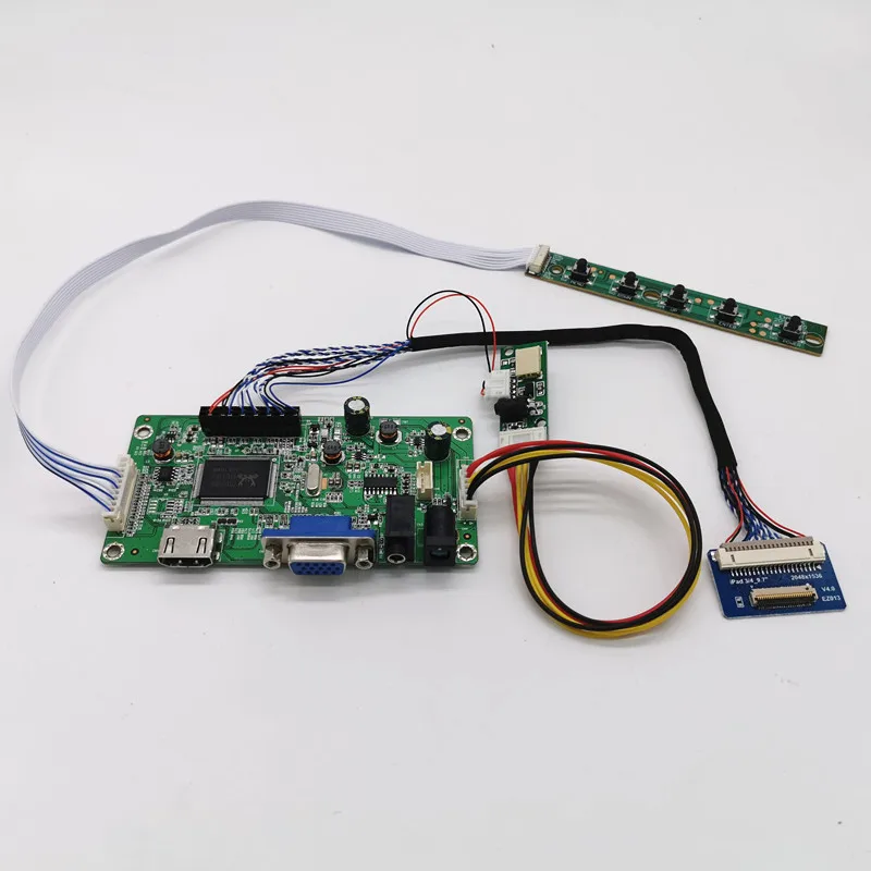 Совместимому с HDMI + VGA плата контроллера для iPad 3 4 9 7 &quotLQ097L1JY01 LTL097QL01 A01 2048x1536 EDP