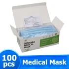 Маска медицинская одноразовая 3-слойная Lijiang, 100 шт.кор.