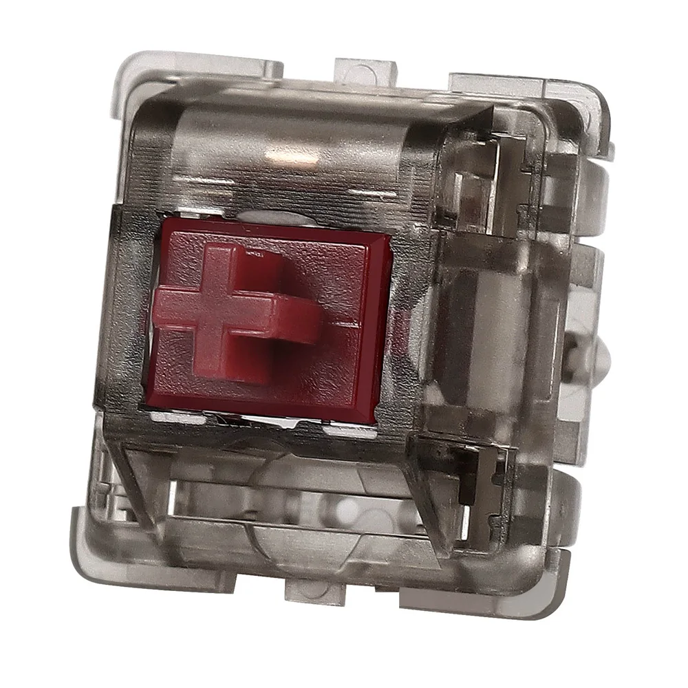 Тактильные переключатели DUROCK цвет Бургунди 67 г пружина 5 контактов механическая