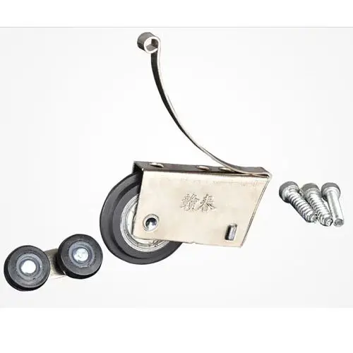 1 шт. раздвижные двери однороликовые колеса шкив снизу/сверху бесшумные