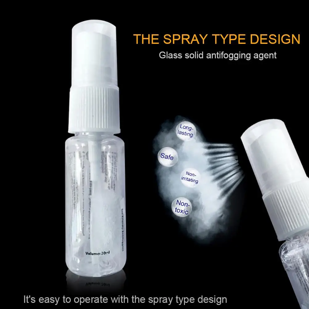 Твердотельный противотуманный спрей распылитель очиститель для очков и на окна