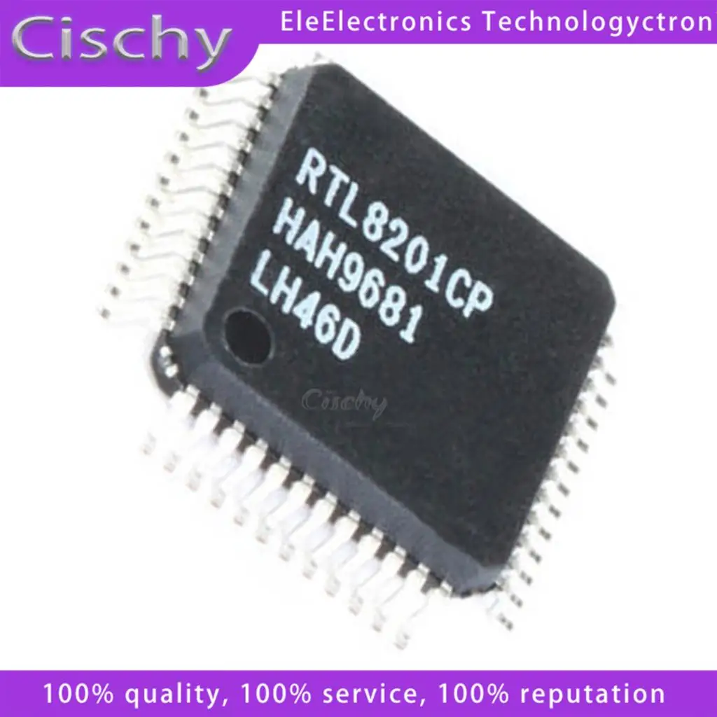 

5 шт. Новый RTL8201EL RTL8201FL RTL8201ES RTL8201BL RTL8201CL RTL8201CP RTL8111DL RTL8211CL RTL8102EL RTL8103EL QFP-48 чип