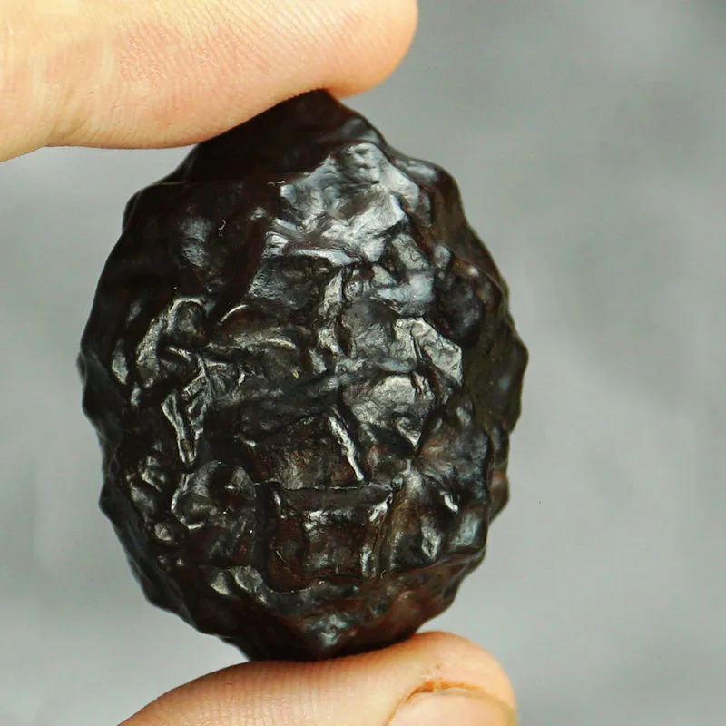 

Rare Natural Karonda CK Carbonaceous Chondrite Meteorite Rough Falling Stone Ornament Lop Nur Iron Sulfide Specimens Decoration