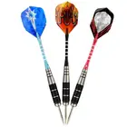 Прочная нить сплав Re-рифленая Дротика стержни Дротика s линия адвокатского сословия круг Алюминий стержень металлический стержень для Дротика настольные игры аксессуары