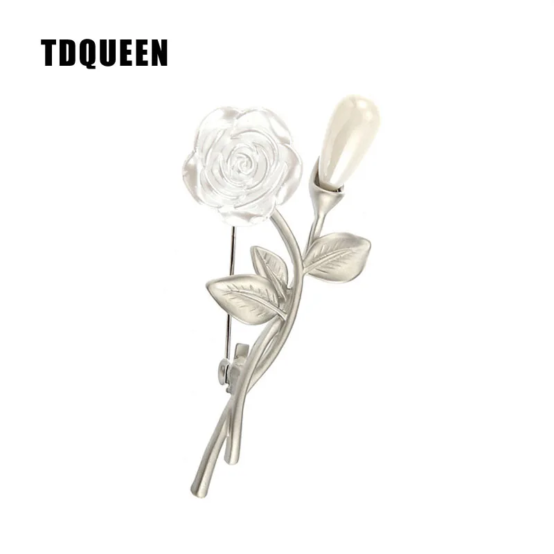 Матовая с серебряным покрытием цветок брошь на шпильке Свадебная обувь