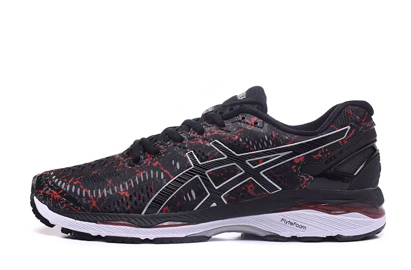 Оригинальные ASICS GEL-KAYANO для ночного бега спортивная мужская обувь унисекс 40-45 размер спортивная обувь мужские кроссовки для бега