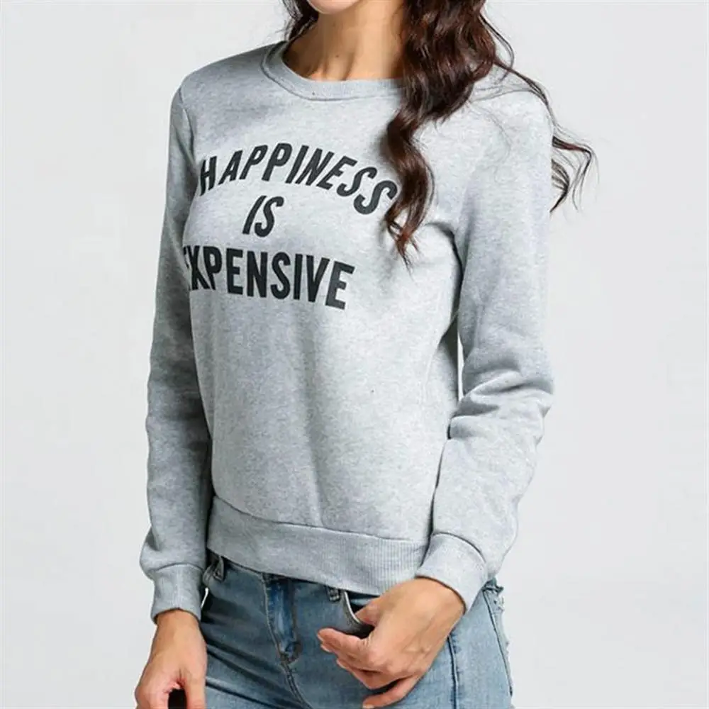 2019 осень с надписью принтом длинными свободными рукавами рукав футболки Для