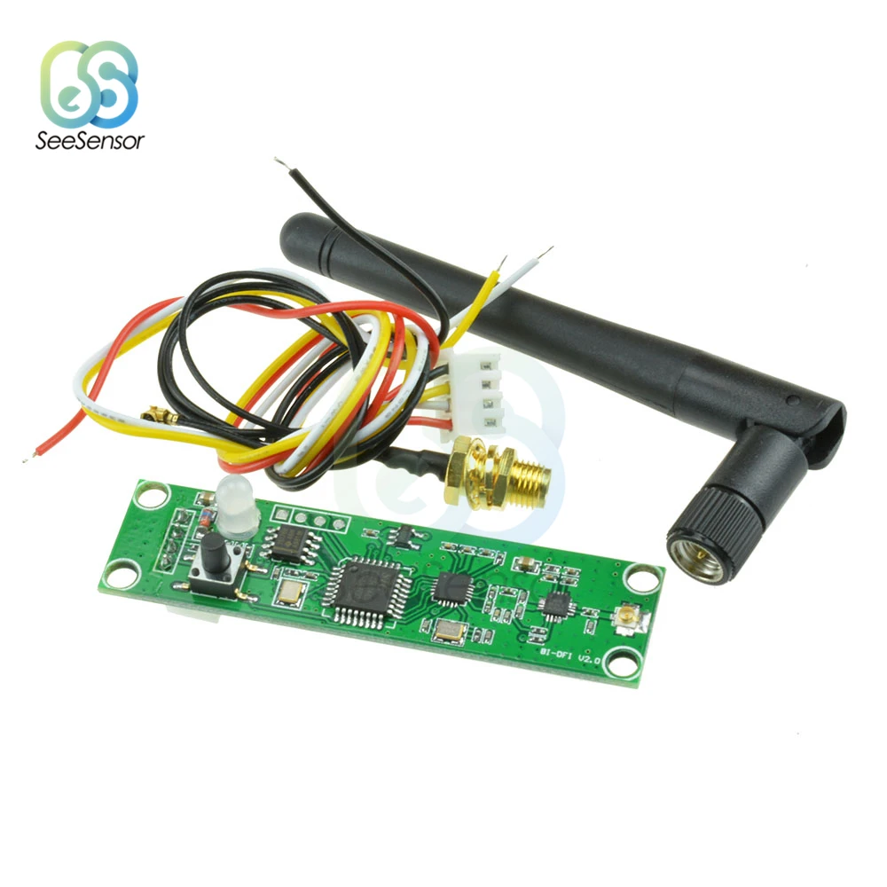 2 в 1 DC 5 4 ГГц беспроводной DMX 512 передатчик и приемник PCB модуль Плата с антенной
