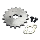 Передний двигатель 420 #17 мм 20 мм 18T зубчатая цепная Звездочка с фиксирующей пластиной шкафчик