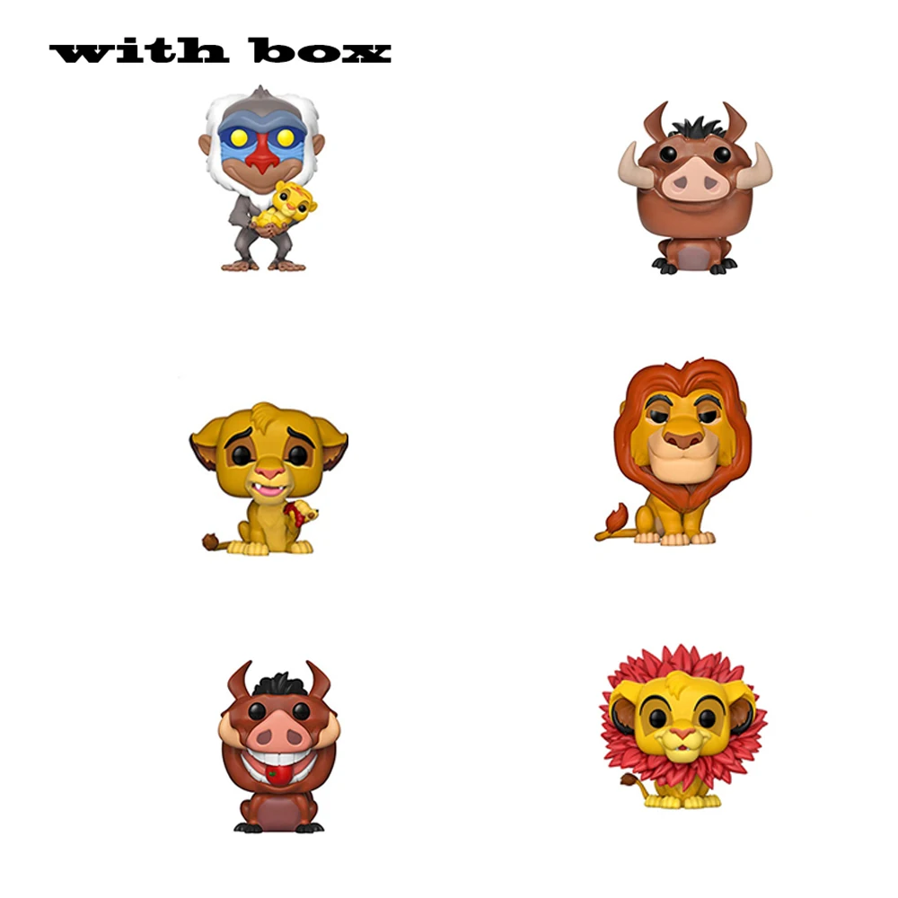 Король Лев Симба луу Пумба муфаса виниловые Фигурки Коллекционная модель