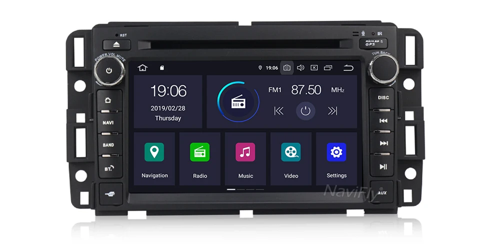 " ips DSP Android 9,0 8 ядерный Автомобильный gps навигация для GMC Yukon Sierra Tahoe Acadia Suburban Chevrolet Enclave Автомобильный dvd Радио gmc