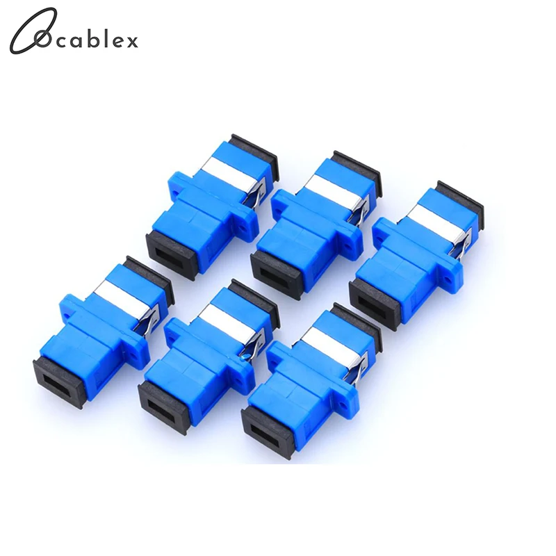 100 шт./лот SC/UPC адаптер Новый SC волоконно оптический фланец муфта волокна