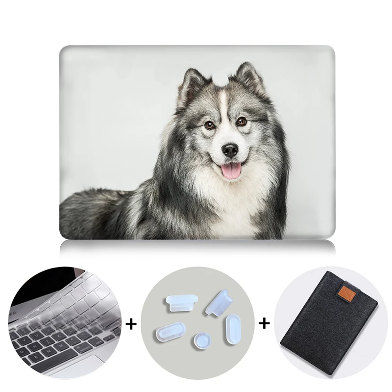 MB18 Чехол для ноутбука MTT, чехол для Macbook Air 11 13,3 Pro 13 15 retina, чехол с милой собакой для Apple Mac, чехол для книги, 12 дюймов, сумка для ноутбука - Цвет: MB18
