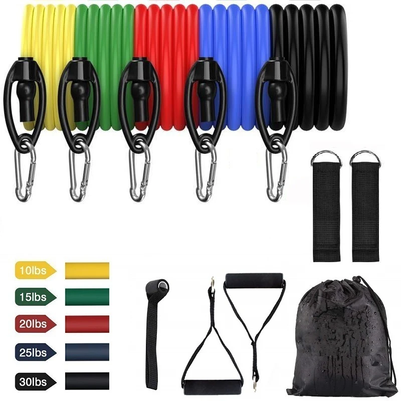 Комплект эспандеров для йоги эластичная резиновая лента фитнеса тренировок