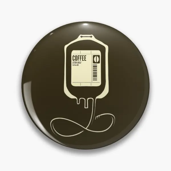 

Coffee Transfusion Soft Enamel Pin Clothes Badge Fashion Jewelry Brooch Cute Gift Lapel Pin Women