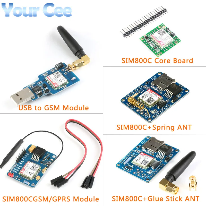 

SIM800C макетная плата SIM800, основная плата, четырехдиапазонный GSM/GPRS IOT беспроводной приемопередатчик