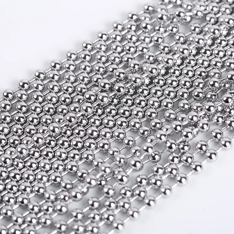

5 Meter Stainless Steel Ball Beads Chains For Jewelry Making Supplies DIY Necklace Bracelet Beades Chains Accessories