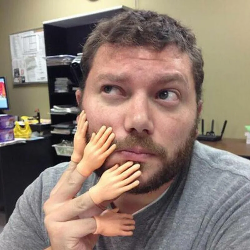 Новинка мини-игрушки на пальцы для Хэллоуина маленькие крошечная левая и правая