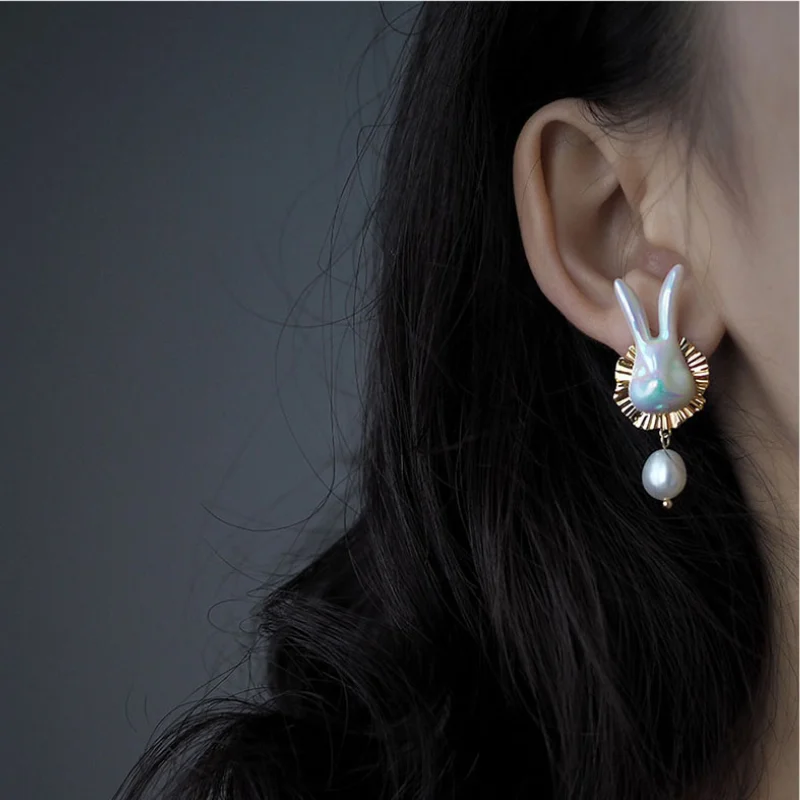 Серьги из серебра 925 пробы с пресноводным жемчугом |