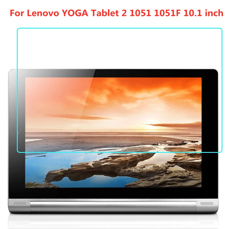 

9H Tempered Glass For Lenovo YOGA Tablet 2 1051 1051F 10.1 inch tablet screen protector Glass Film