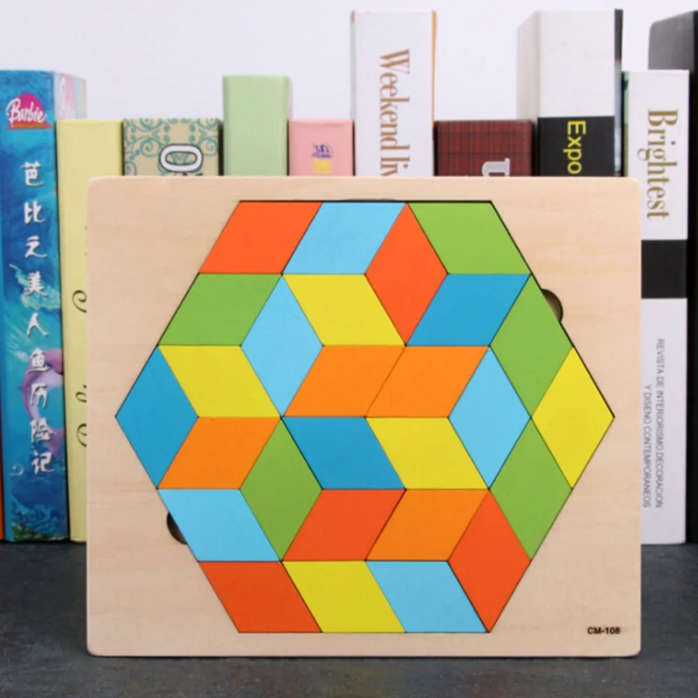 

Colorful 3D Cartoon Animals Vehicle Wood Puzzles Jigsaw Toys Children Intelligence Development Baby Early Educational Toys