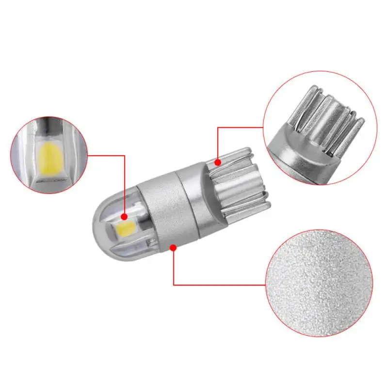 Светодиодная лампа T10 3030 2SMD для стайлинга автомобиля гибкий стоп-сигнал ширина