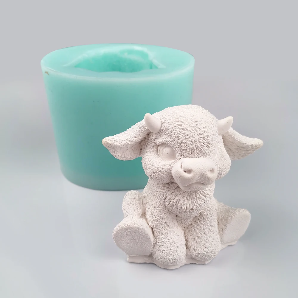Силиконовые формы для мыла DW0242 PRZY Baby Форма Корова в виде знака зодиака из бычьей