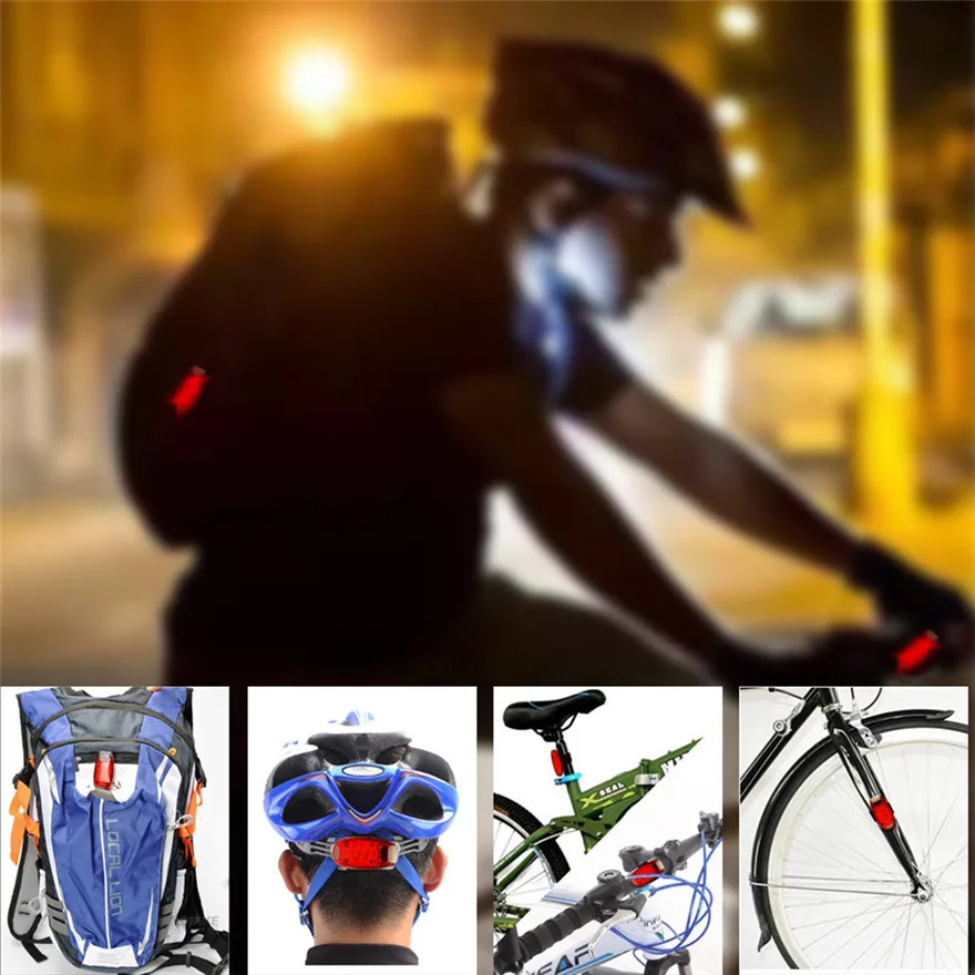 Светодиодный светильник с напоминанием о безопасности для бега на открытом