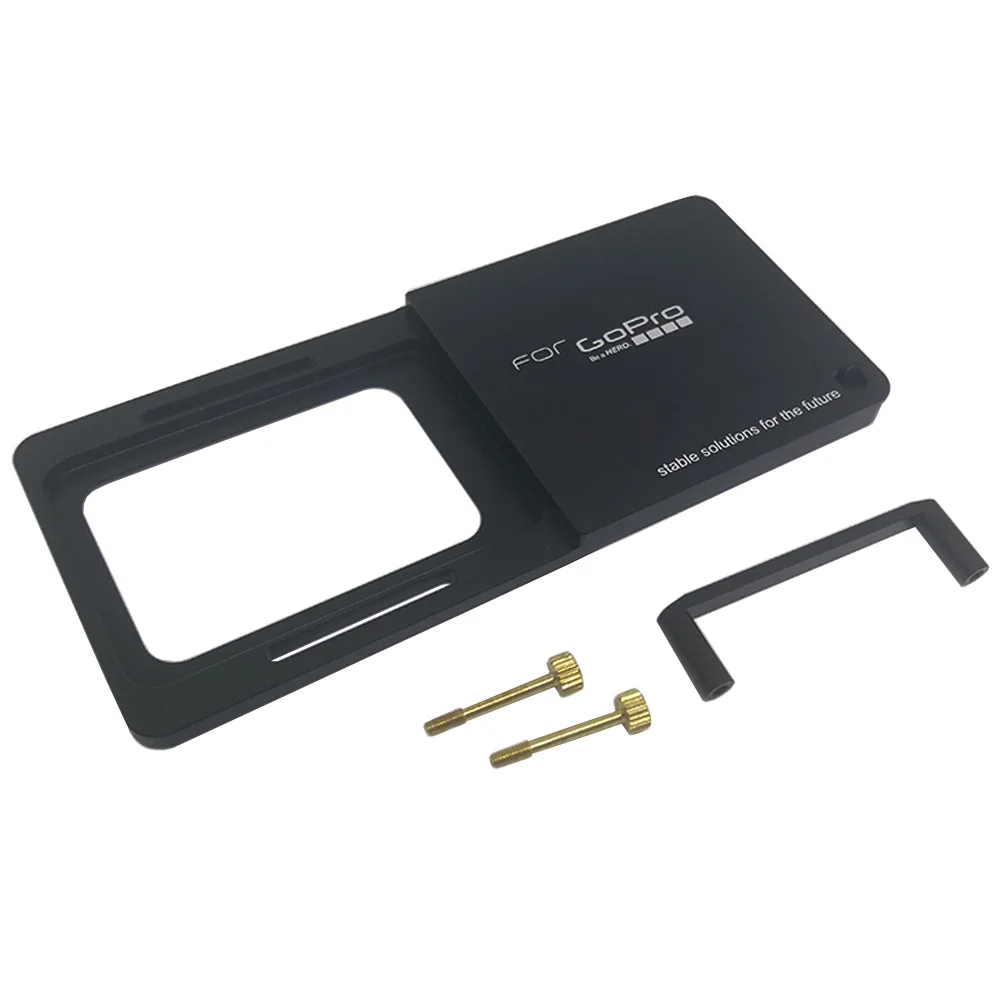Ручной карданный адаптер TUYU Крепежная пластина переключателя для GoPro Hero 9 черная